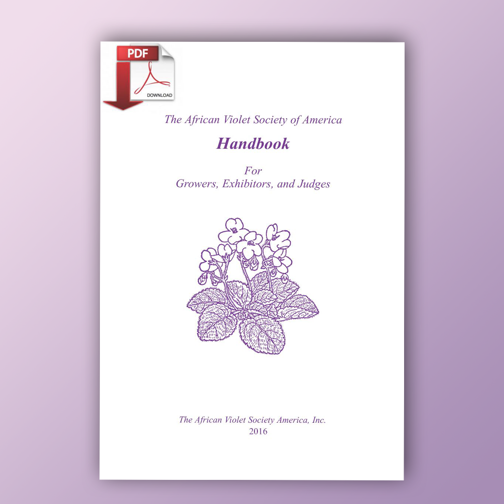 AVSA Handbook for Growers, Exhibitors, and Judges (2016 PDF)